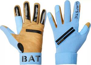 ★USサイズ S（日本Mサイズ）★ ウォースティック バッティンググローブ Warstic Adult Workman3 Batting Gloves ライトブルー