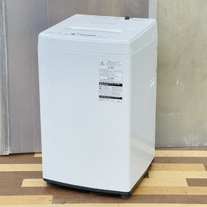 ☆ 送料無料 分解洗浄 メンテナンス済 全自動洗濯機【中古】動作保証 TOSHIBA 東芝 AW-45M7 2019年製 4.5kg パワフル洗浄 家電製品 / 11063