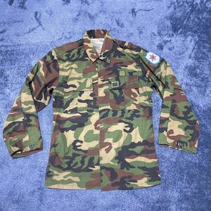 Korean Army 韓国軍 迷彩 ミリタリー ジャケット カモフラ メンズフリーサイズ(XLぐらい)