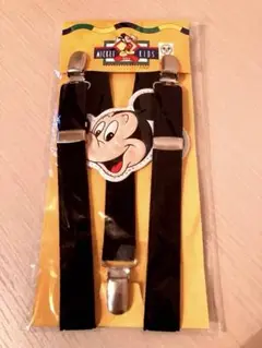 【未使用】ディズニー　ミッキーマウス　キッズサスペンダー