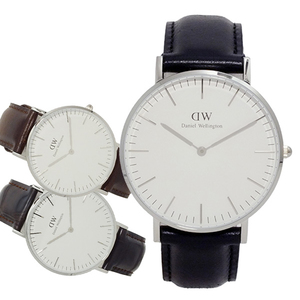 ダニエルウェリントン DANIEL WELLINGTON 腕時計 CLASSIC SHEFIELD 36 シルバー 0608DW DW00100053 ホワイト ブラック ホワイト