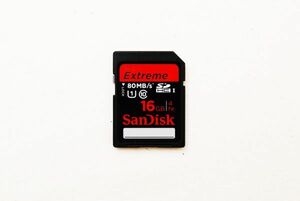 ☆送料無料☆ SanDisk サンディスク Extreme SDHCカード 16GB 80MB/S Class10 UHS-I U1 #22042003