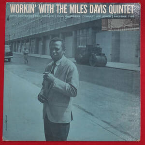 新同! US Prestige PRLP 7166 オリジナル WORKIN’ / Miles Davis Quintet NJ/DG/RVG