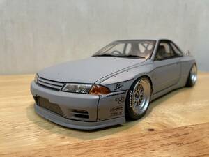 激レア！　希少　1/18 イグニッションモデル　スカイライン gtr r32 パンデム　ロケットバニー　マットグレー　ig1270 カスタム　ミニカー