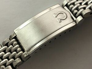 オメガ OMEGA bracelet stainless ブレスレット ステンレスベルト ベルト steel BRACELET ライスブレス FF11 アンティーク 18㎜ 1円〜