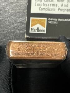 zippo Marlboro COPPER BLEND NO.27 純銅 限定品 マルボロ コッパー 2003年製 ② A NEW FLAVOR FOUND 専用ケース 保証書