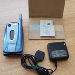 【動作品】J-Phone J-SH08＋電池パック＋充電器＋メモリ内臓電池