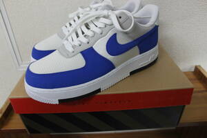 〇未使用 保管品 NIKE AIR FORCE 1 ’07 LV8 ナイキ エア フォース 1 Time Warp FJ5471-121 27cm ホワイト ブルー/激安1円スタート