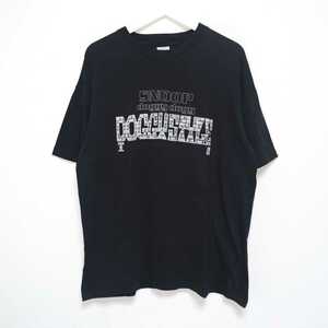 即決 XL 90s スヌープ SNOOP DOGG Tシャツ DEATH ROW 黒 USA製