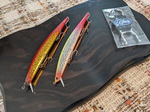 【新品未使用開封済み】DUO「Tide Minnow Slim 175　2022 Chirai Limited」北海道限定イトウカラー　2本＆非売品グッズセット【入手困難】