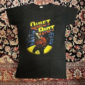 【激レア】ビンテージ Quiet Riot クワイエット ライオット Tシャツ ヴィンテージ シングルステッチ 1983 パンク メタル バンドTシャツ L