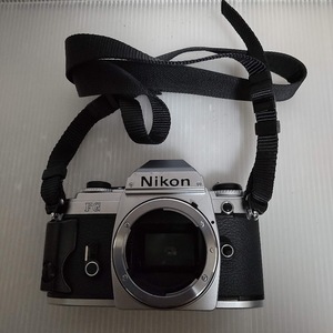 ●[ジャンク品] ニコン Nikon FG 35mm 一眼レフフィルムカメラ シルバー ボディのみ 8814200