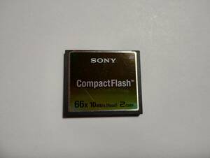 2GB　SONY　CFカード　フォーマット済み　メモリーカード　コンパクトフラッシュカード