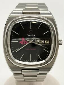 ジャンク OMEGA オメガ SeaMaster シーマスター TVスクリーン アナログ 機械式 手巻き メタルバンド 腕時計