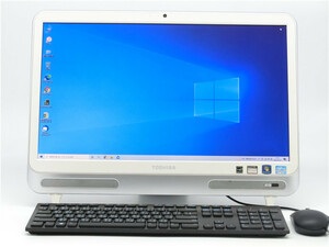 WEBカメラ/中古/WIN10/新品SSD256/フHDル21型一体型/TOSHIBA　D712/T3FWK ３世代i7 MS　office2019搭載　送料無料