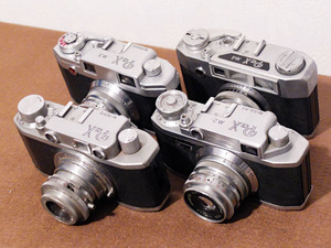 【稀少/ジャンク】大和光機 パックスシリーズ 4台セット ： Yamato Koki PAX series 4 cameras