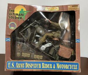希少品 THE ULTIMATE SOLDIER U.S.Army Dispatch Rider & Motorcycle ハーレーダビッドソン フィギュア＆バイク セット 売切り