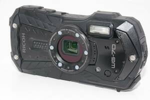 【オススメ】RICOH WG-70 ブラック リコー本格防水デジタルカメラ 14m防水 1.6m耐衝撃 防塵 -10℃耐寒