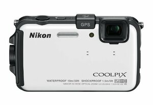 Nikon デジタルカメラ COOLPIX (クールピクス) AW100 ナチュラルホワイト A(中古品)