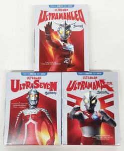 0101170B★ 【ジャンク】ウルトラマン レオ・ A（エース）・セブン　Ultraman Leo Ace seven Blu-ray　3本セット 海外版
