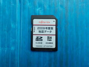 ゆうパケット送料350円 動作確認済 美品★地図SDカード 2009年SD全国版★※社外 メモリーナビ イクリプス AVN119M外し★K8800P D-16A