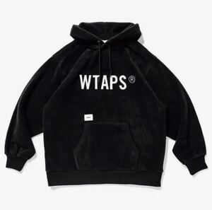 WTAPS 19FW DOWNY 02 HOODED SWEATSHIRT BLACK Mサイズ ダブルタップス ダウニー スウェット ボアフリース ブラック MEDIUM