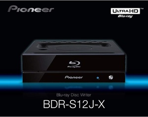 Pioneer パイオニア Ultra HD Blu-ray再生対応 M-DISK対応 特殊塗装ブラック筐体 BD/DVD/CDライター BDR-S12J-X