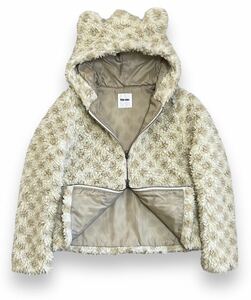 Rare 00s Archive Ne-net Yeti Bear Ear Boa Jacket from issey miyake beauty:beast LGB L.G.B. ifsixwasnine 20471120 FOTUS hyoma W<