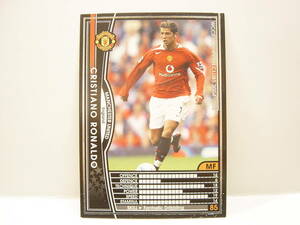 Panini WCCF 2004-2005 黒 クリスティアーノ・ロナウド　Cristiano Ronaldo　No.7 Manchester United 04-05 jpy1000