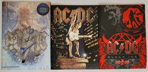 AC/DC パンフ 3冊 1996 BALLBREAKER WORLD TOUR 2001 STIFF UPPER LIP 2010 BLACK ICE JAPAN PROGRAM 来日 日本公演 コンサート