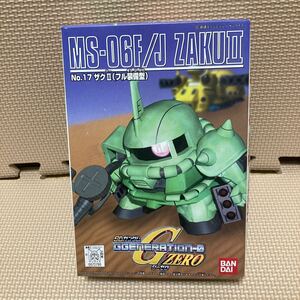 未組立【SDガンダム\ジーゼロ】No.17 ザクⅡ フル装備型　プラモデル 1999 ガンプラ