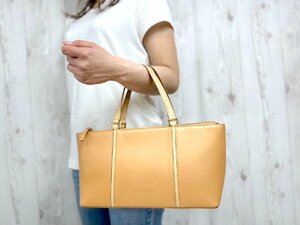 極美品 BURBERRY バーバリー ハンドバッグ トートバッグ バッグ レザー ベージュ 70760