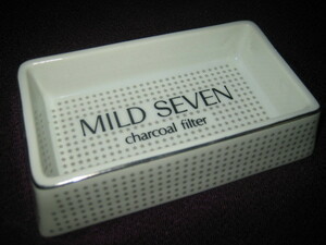 稀少 ヴィンテージ★初代 MILD SEVEN マイルドセブン 灰皿 アッシュトレイ 磁器 MILD SEVEN 小物入れ ポプリ トレイ 小物ケース ★メビウス