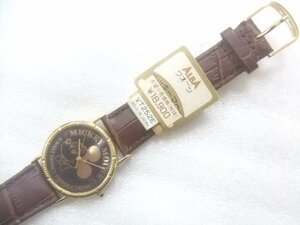 新品レトロメンズセイコーアルバクオーツミッキーマウス腕時計定価18900円　Z559