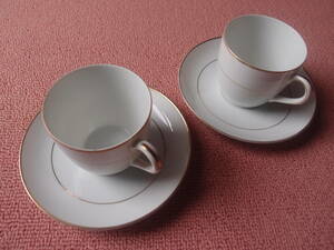 Noritake ノリタケ カップ＆ソーサー 中古 2客 NIPPON TOKI KAISHA印