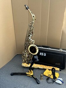 #綺麗【J.Michael Alto Saxophone Jマイケル アルトサックス 彫刻模様入 ハードケース付 吹奏楽 管楽器 プラスバンド サキソフォン】P03066