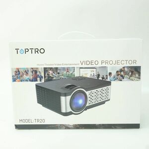 102 TOPTRO プロジェクター ホームシアター TR20 ※中古