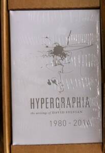 DAVID SYLVIAN デヴィッド・シルヴィアン／Hypergraphia: The Writings of David Sylvian 1980-2014 　絶版・未使用品 2015年