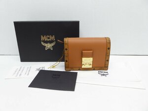 美品 エムシーエム MCM ミニウォレット 財布 △WA5662