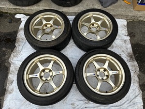 ☆GT-R BNR32＆34＆33スカイライン！SSR　TYPE-C　17×9J+21　114.3　5穴！バリ山245-45-17　4本通しSET！