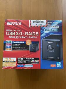 BUFFARO HD-QL12TU3/R5J ケース アダプター コード のみ HDD無し バッファロー HD-QLU3/R5 動作品