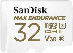 SanDisk 32GB MAX Endurance microSDHC Card with Adapter for H・・・