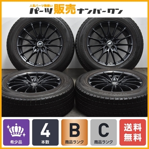 【希少サイズ】WORK インポートレーベル WIL-01F 18in 8J +50 PCD108 ダンロップ ウインターマックス SJ8 235/60R18 ボルボ XC60 XC90