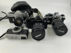 1000円~■★動作未確認★カメラ 色々 Nikon FM FM2 KONICA FP minolta AF 60mm 28-85mm まとめ★okoy2591585-242★t9109