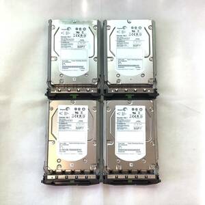 S6042561 Seagate 600GB SAS 15K.7 3.5インチ HDD 4点【中古動作品】