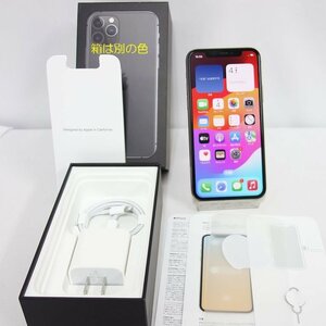 **60日保証** iPhone 11 Pro 256GB ゴールド AC＆充電コード未使用 docomo NW利用制限〇 インボイス可 送料無料 【専0304-296-0305本】清P