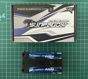 ② SUNPADOW サンパドウ　●リポバッテリー　2S／7.6V／４０００mAh