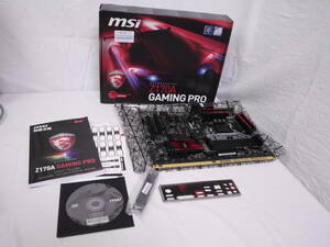 MSI Z170 GAMING PRO LGA1151マザーボード