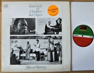 BLUES LP ■ King Curtis & Champion Jack Dupree / Blues At Montreux [ US ORIG Atlantic SD 1637]