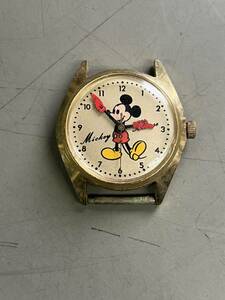 腕時計 SEIKO DISNEY TIME セイコー ディズニータイム 5000-6030 ミッキーマウス 手巻き 稼働品 フェイスのみ
